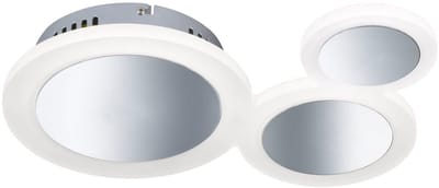 LED plafondspot lamp ronde woonkamer eetkamer verlichting chroom design armatuur DIMMABLE WOFI 9650.03.01.7001