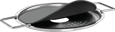 Eva Trio - Afgietdeksel Ø 16 cm - Roestvast Staal - Zilver -