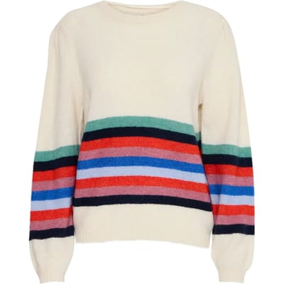 Ichi IHDUSTY LS STRIPE Dames Blouse - Maat M
