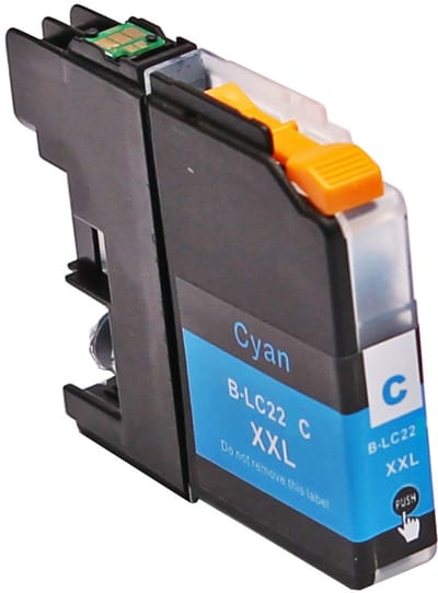 ABC huismerk inkt cartridge geschikt voor Brother LC-22UC LC-22U cyan voor Brother DCP-J785W MFC-J985DW