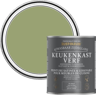 Rust-Oleum Groen Keukenkastverf Zijdeglans - Familiar Ground 750ml