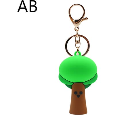 Porte-clés Sprunki Dessin Animé Mignon Sprunki Oren Raddy Gris Brud Vineria Pour Fille Garçon Pendentif Sac Porte-clés Bijoux Cadeaux Décoration pour Fans green