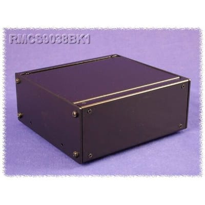 Hammond Electronics RMCV19018BK1 Universele behuizing 432 x 203 x 21 Aluminium Zwart 1 stuk(s)