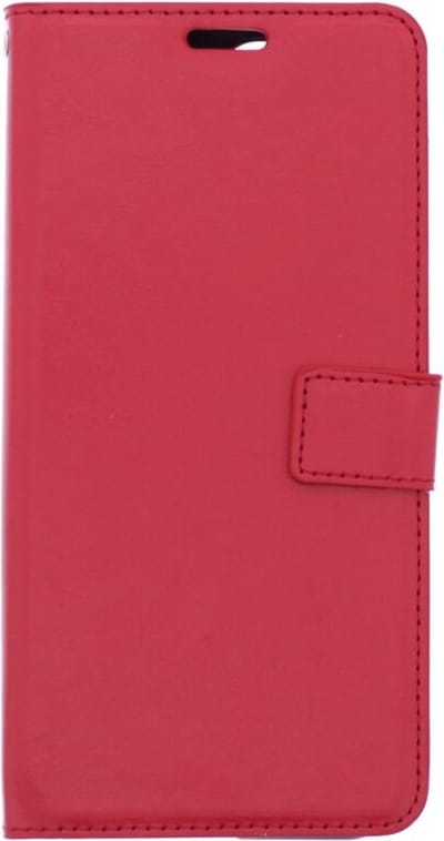 LuxeBass Hoesje geschikt voor Oppo Find X5 Pro - Boekhoesje - Rood - Portemonneehoesje gsm hoesje - telefoonhoes - telefoonhoesjes