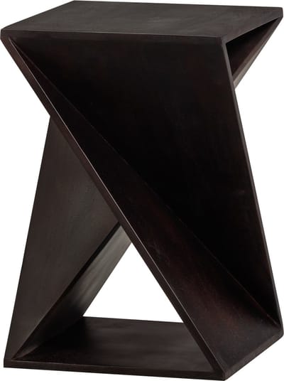 WOOOD bijzettafel Ikem - Acacia - Donkerbruin - 61x41x41 cm