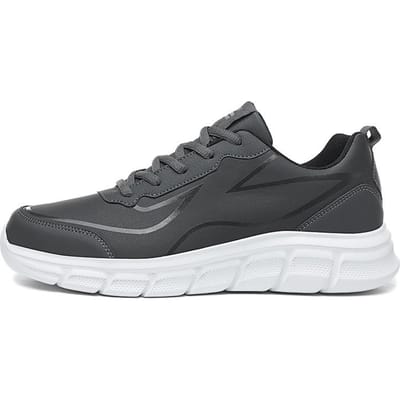 Nieuwe Lichtgewicht Heren Sneakers Winter Heren Hardloopschoenen Antislip Ademend Heren Wandelschoenen Warm Vetersluiting Zachte Casual Schoenen 41 white