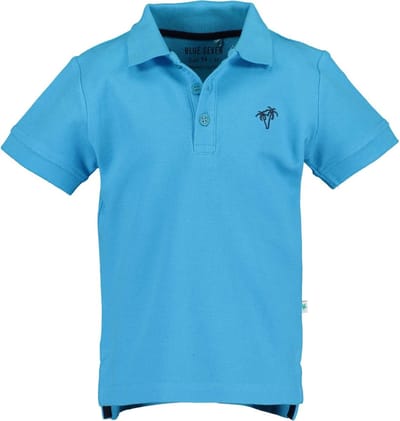 Blue Seven poloshirt blauw, maat 92
