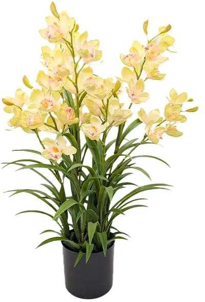 Cymbidium Kunstplant 90 cm - Groen