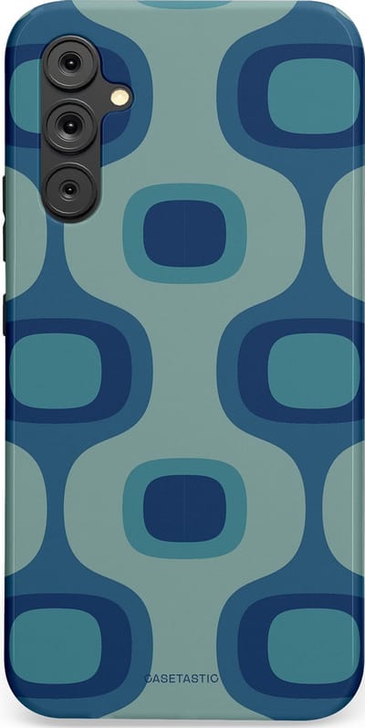Casetastic Hoesje Geschikt voor Samsung A34 (5G) - Stijlvolle Beschermende Duo-layer Case - Vintage Flow