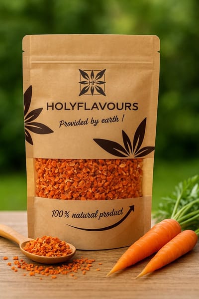 Wortel Blokjes 4-10 mm - 100 gram - Holyflavours