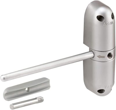 Veiligheidsveer Deursluiter - Zelfsluitende Deurveer - Deuren Sluiten - Verstelbare Spanning - 102 cm - Chroom