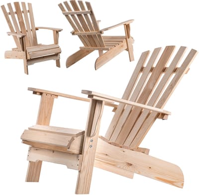 Arphy houten strandstoel naturel