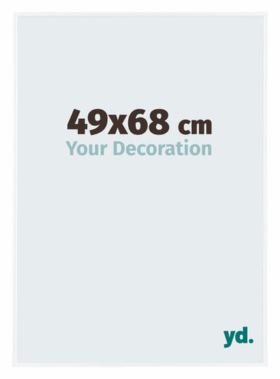 Your Decoration - Fotolijst 49x68 cm - Kunststof - Wit Hoogglans - Evry