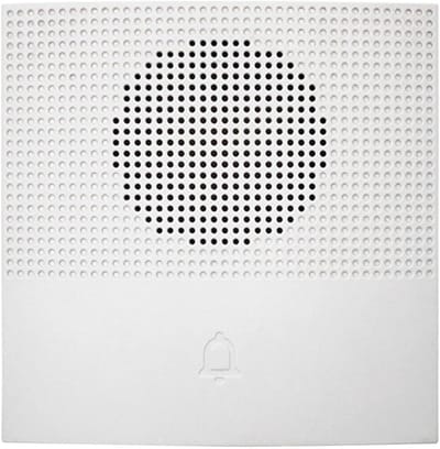 Bedrade Deurbel - Elektronisch Alarm - Toegangscontrole Systeem - 38 Aanpasbare Tonen - 10.7 x 9.7 x 4.3 cm - Zwart
