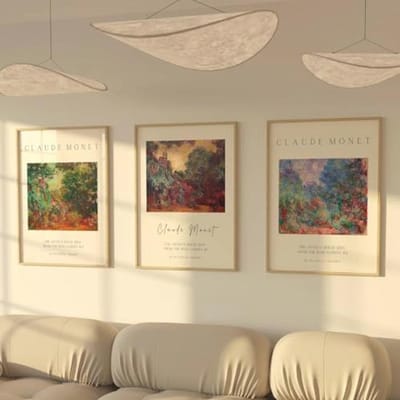 3-zijdige kunstdruk posterset DIN A3 - Stijlvolle wandposters voor moderne decoratie