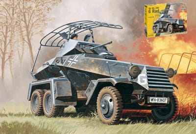 Italeri Modelbouwpakket Militaire voertuigen - 6433 Sd. Kfz. 232 6 Rad. Plastic - 1:35 - Modelbouw