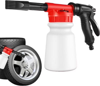 Schuimsproeier - Schuimkanon - Auto Reinigen - Verbeterde Schuimtechnologie - 1 Liter - Rood