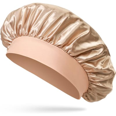 Bonnet Satin pour Enfants Bonnet de Nuit Enfant, Bonnet Doux en Soie Bande Élastique Large, Bonnets Bébé Respirants Bonnets de Nuit, Coloré Nuit