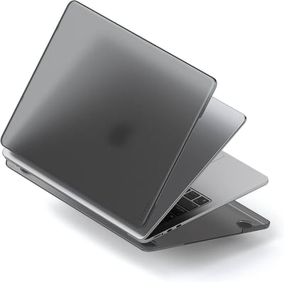 MacBook Air 11" HardShell Case – A1370/A1465 – Slanke Beschermhoes met Ventilatie – Ultralicht & Krasbestendig – Donker Transparant
