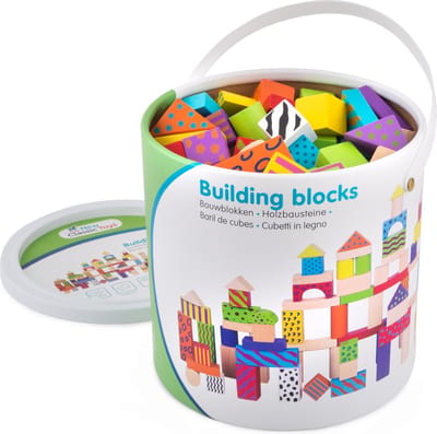 New Classic Toys® Houten Bouwblokken - Blokken 100 stuks - Fantasie - FSC