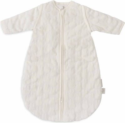 Jollein x Nijntje - Baby Slaapzak Winter Met Afritsbare Mouw 60cm - Rond - Miffy Jacquard Ivory - Winterslaapzak