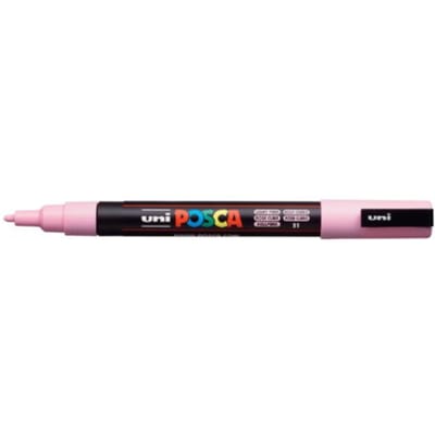 Posca marker met conische punt schrijfdikte fijn lichtroze