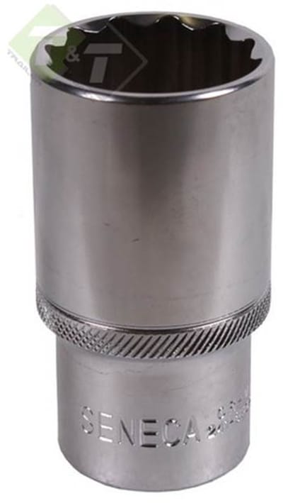 twaalfkant verlengdop - 19 mm - 1/2 duims aansluiting - lange dop - diepe dop
