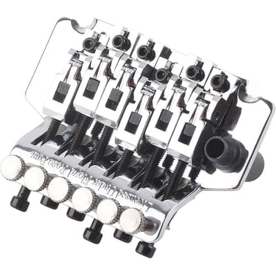 Système de Chevalet Trémolo Double Rocking Dispositif Stabilisateur à Ressort pour Guitare Électrique Argent argenté