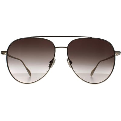 Salvatore Ferragamo Aviator Heren Licht Goud Bruin Kleurverloop SF308S