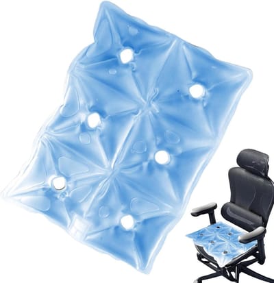 Koelend Zitkussen - Verkoelende Mat - Zomer Comfort - Fysieke Koelmethode - 33 x 23.5 cm - Blauw