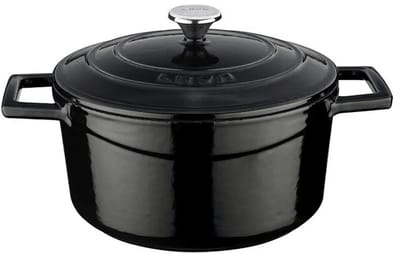 Lava Braadpan - 20 cm - 2.82 liter - Gietijzer - Zwart