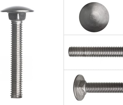 Wovar Slotbouten RVS M6 x 40 mm | 50 stuks