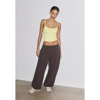 Stradivarius Top met polyamide bandjes  Goud XL