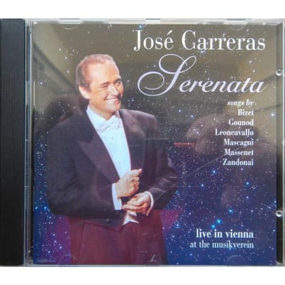 CD JOSÉ CARRERAS - Serenata  4509985102 Erato 1995 Duitsland Klassiek Gebruikt