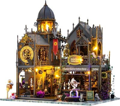 Hongda DIY Miniatuur Huisjes - Modelbouwpakket - Houten Modelbouw - Voor Volwassenen (14+) - Poppenhuis - DIY - Huoluo Castle (L2401)