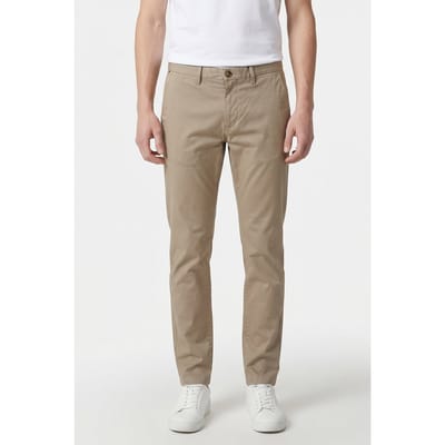 Tommy Hilfiger Denton Printed Chino Batique Khaki Maat: W32L32 | Chino's Outlet | Heren | Bruin