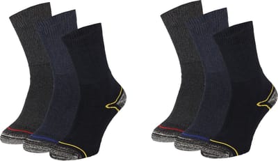 Apollo wandelsokken 6 paar assorti kleuren maat 43/46