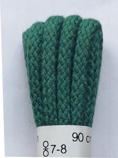 Ronilux Veter - Groen - Rond - Koord Veters - Lengte 90 cm - Dikte 4 mm - Schoenveter