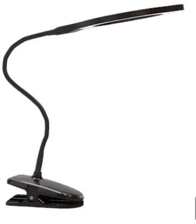 Lumin LED Loeplamp – Vergrootlamp met Verlichting - 400% Vergroting - Flexibele zwanenhals - 3 lichtstanden - Zwart