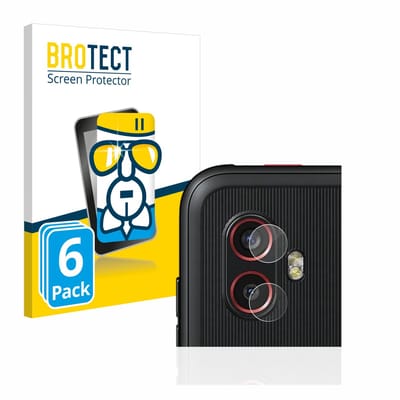 Screenprotector 6 Stuks voor Samsung Galaxy XCover 6 Pro Enterprise Edition (ALLEEN Camera Lens) Beschermglas transparant