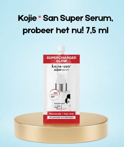 Kojie San Super Serum – 7,5 ml – Verhelderend & Hydraterend Serum – Helpt Donkere Vlekken te verminderen, Egaliseert de Huidtint & Verbeterde Huidtextuur – Voor een Gladde, Stralende & Gezonde Teint – Probeer het nu!
