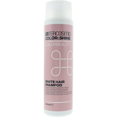 Intercosmo, Kleur & Glans, Haarshampoo, Voor Neutralisatie Van Gele Tinten, 300 ml