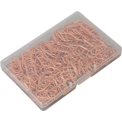 150 Stuks Leuke Paperclips Hartvormig Stijl Exquise Gegalvaniseerd Antislip Chique Paperclips voor Familie Kantoor School rosé gouden kleur