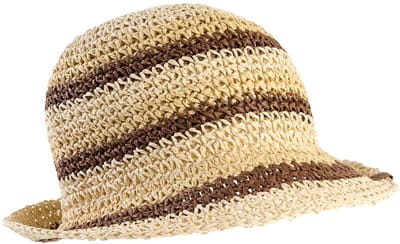 camel active Luchtige strohoed met logo - Maat womenswear-OS - Geel