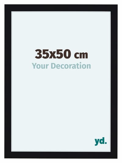 Your Decoration - Fotolijst 35x50 cm - MDF - Zwart Hoogglans - Como