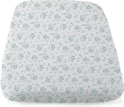 Chicco - Next2me - Hoeslaken - Set van 2 - Foxy - Groen/Wit