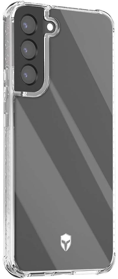 Force Case, Hoesje geschikt voor Samsung Galaxy S22 Plus 5G - Versterkt 2m met Air Cushion & Tryax System, Transparant
