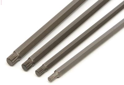 HBM 4-delige aandrijfasschroeven spie doppenset M8-M14 800 mm ½” chromevanadium