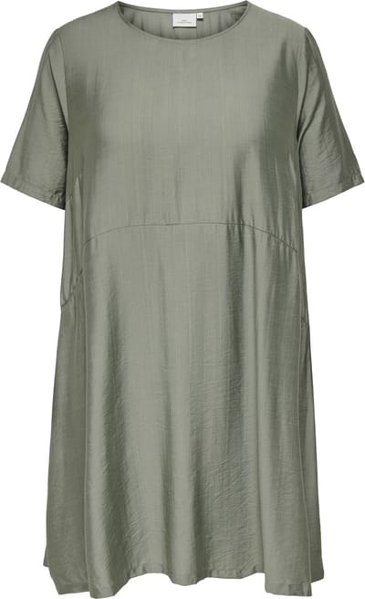 ONLY CARMAKOMA - CARJOANNA 2/4 O-NECK BLK DRESS WVN - Meisjes - Mini jurken