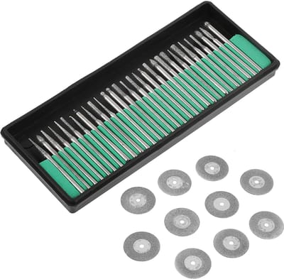 Zeynomax - Snijschijven - 0.5mm Cap Disc - 30 stuks - Zaagbladen - Snijgereedschap accessoires - Mandrels - Inclusief 10 zaagbladen - Geschikt voor ..